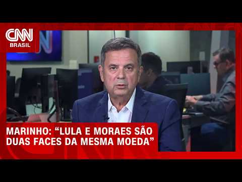 Time de Flávio tenta colar imagem de Moraes e Lula | CNN 360°