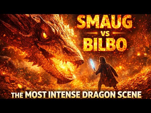 [ Full ] Bilbo Awakens Smaug | The Dragon Chase in Erebor (4K)
