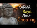 Cheating Whatsapp Status Karma Says About Cheating Karma Status Buddha Quotes Video