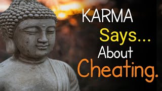 Cheating whatsapp status|Karma says about Cheating|Karma status|Buddha Quotes video||