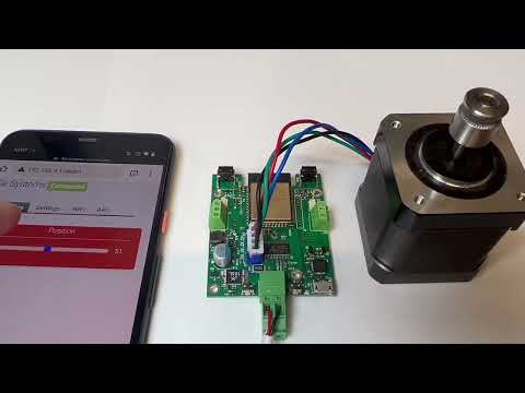 WiFi Stepper Motor Driver (ESP32 + TMC2209)
