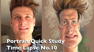 Procreate Quick Portrait Time Lapse No. 10