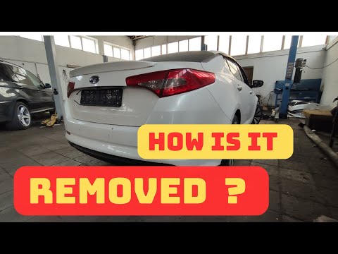 HOW TO Removal Kia Optima 2015 REAR Bumper?