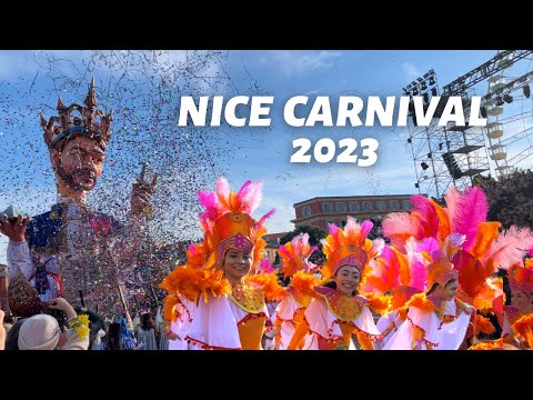 Nice Carnival 2023 - Big 150th Anniversary Parade - 4K