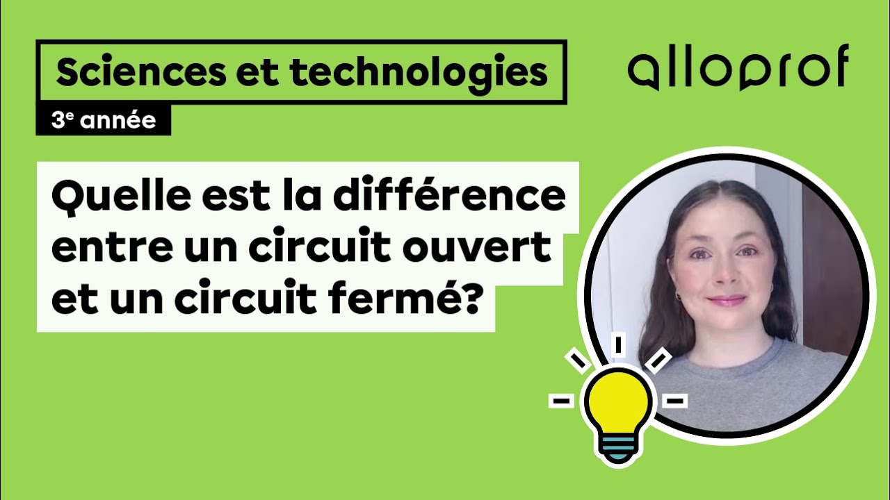 Quelle est la différence entre un circuit ouvert et un circuit fermé? | Primaire