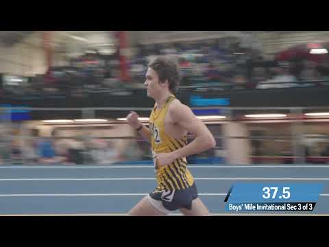 Boys 1 Mile Invitational Section 3 - Apple Bank Hispanic Games 2026 [Full Race Replay]