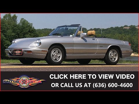 1991 Alfa Romeo Spider (CC-1016195) for sale in St. Louis, Missouri