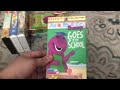 My Barney The Backyard Gang VHS Collection With Magical Musical Adventure