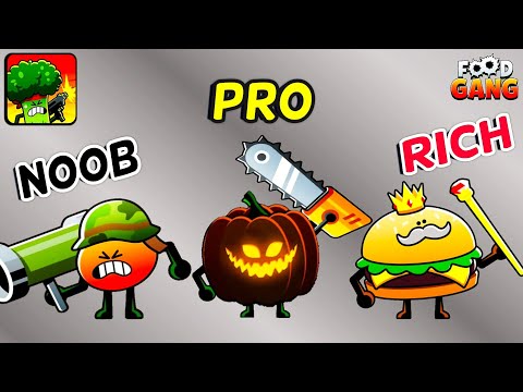 NOOB vs PRO vs RICH - FOOD GANG