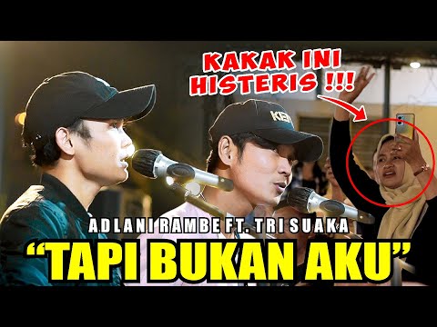 TAPI BUKAN AKU - KERISPATIH (LIVE NGAMEN) ADLANI RAMBE FEAT TRI SUAKA