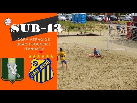 SUB 13 | SÃO JOSÉ 4X1 JUVENTUDE | COPA VERÃO DE BEACH SOCCER 2022