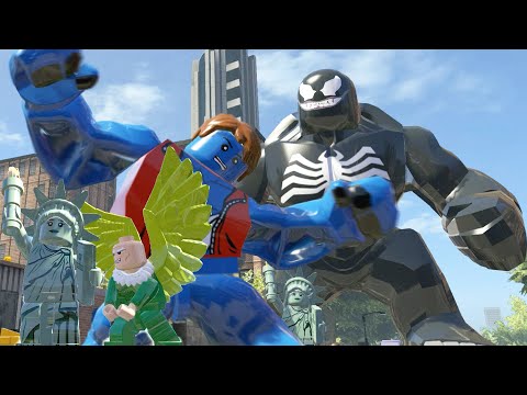 Liberty vs Vulture,A-Bomb vs Big Venom - LEGO Marvel Super Heroes Game