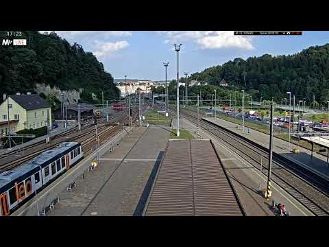 Staniční hlášení Ústí nad Orlicí - Zpoždění vlaku R 884 Slovácký expres, 12.8.2020