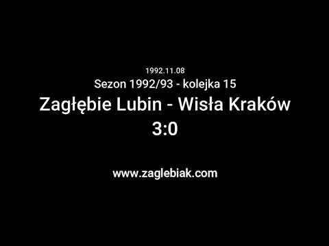 1992/93 - kolejka 15 - Zagłębie Lubin vs Wisła Kraków