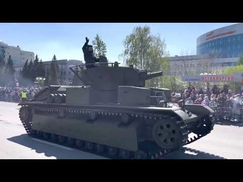RESTORED WWII TANKS IN MOTION / T-28, T-35, T-26, KV-1, BT-7, IS-2, IS-3, T-34, T-34-85, ISU-152...