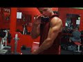WORKING OUT THE TRICEPS - TEEN BODYBUILDER - VLOG