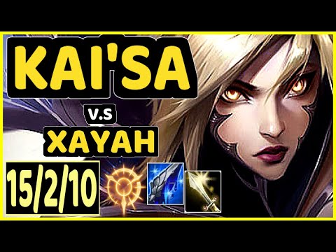 INNAXE (KAI'SA) vs XAYAH - 15/2/10 KDA BOTTOM ADC CHALLENGER GAMEPLAY - EUW