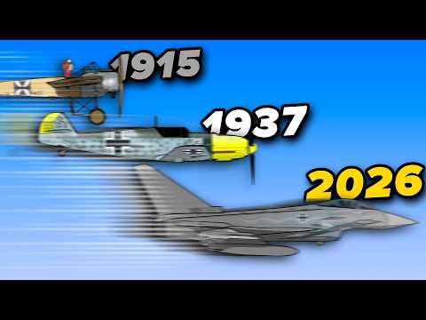German Fighter Jets Evolution | Animation