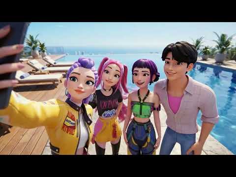 We Rented an INSANE Luxury Villa just for the Pool | Kpop Demon Hunter Song