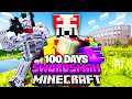 I Survived 100 Days as a SWORDSMAN in Minecraft...