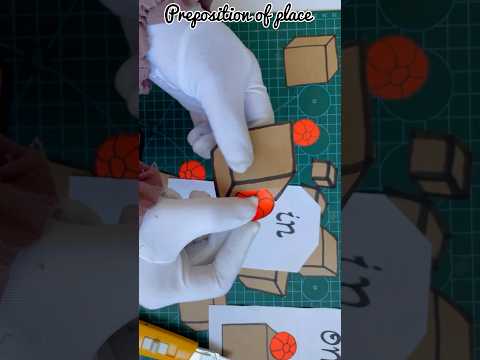 Preposition of place English Grammar Working Model for School project and Exhibition | English TLM