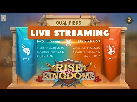 OSIRIS LEAGUE AoC vs KH/X - QUALIFIERS SEMIFINALS - Q/A - Rise of Kingdoms