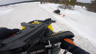 Airsoft Snowmobile Battle