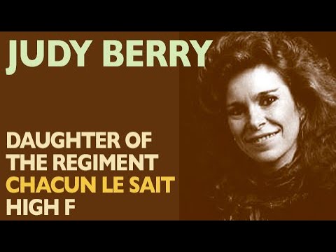 Glass Shatterers! Judy Berry - Donizetti: DAUGHTER OF THE REGIMENT, Chacun le sait, 1993 High F