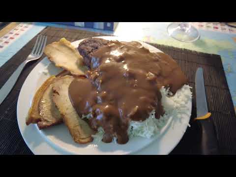 MongoTV_8902- Min Aftensmad - KAMSTEG Med SVÆR og FRIKADELLE og RIS og BRUN SOVS