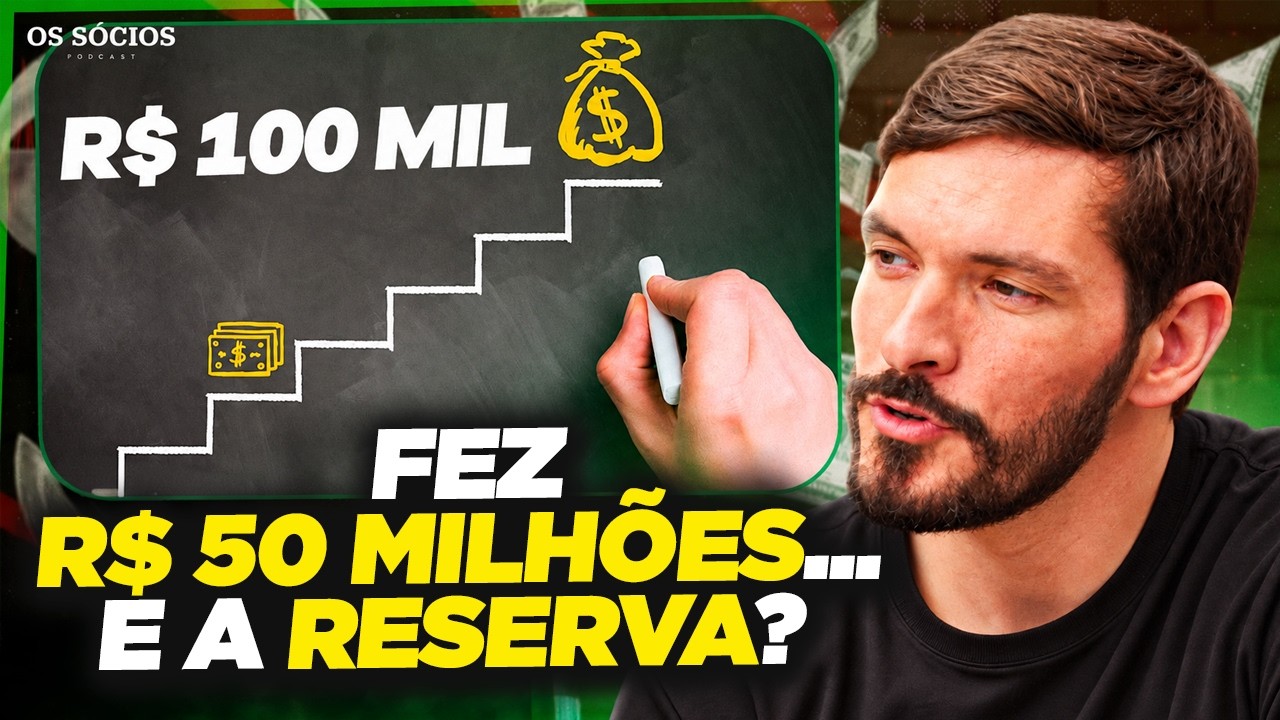 FEZ R$ 50 MILHÕES, MAS QUERIA INVESTIR SÓ R$ 100 MIL! BRUNO PERINI REVELA O CASO