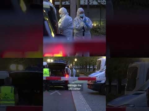 Video Thumbnail: German police investigate scene of deadly car ramming