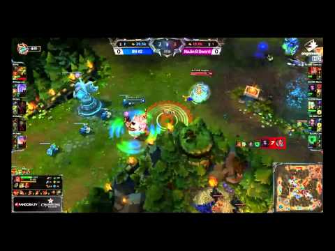 Incredible Miracle #2 vs NaJin Black Sword Game 1   OGN Champions Winter 2013 2014 Group B