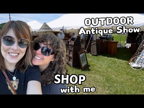 Outdoor ANTIQUE SHOW | Shop With Me at Madison Bouckville | Reselling