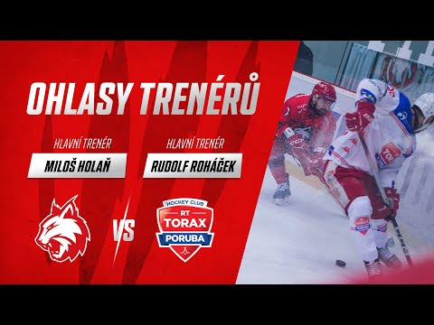 Ohlasy trenérů po utkání Frýdku-Místku a HC RT TORAX Poruba | 16. kolo Maxa ligy