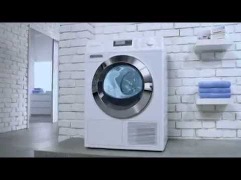 Miele Freestanding Condenser Tumble Dryer Heat Pump TEA225WP - White Video 2