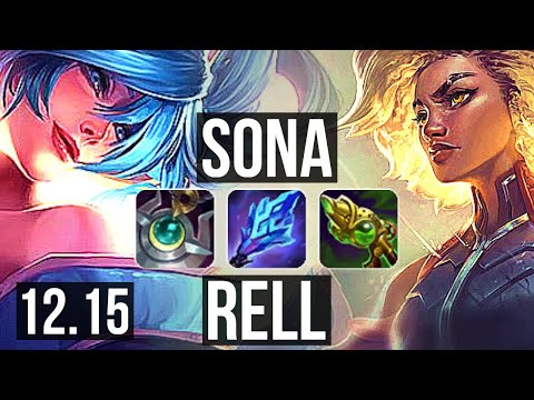 SONA & Seraphine vs RELL & Sivir (SUP) | 3/1/17, 600+ games, Rank 15 Sona | EUW Grandmaster | 12.15