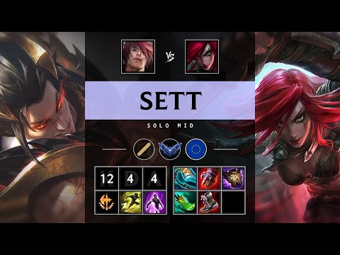 Sett Mid vs Katarina - EUW Diamond Patch 25.14