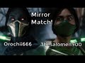 Sweaty Jade Mirror Matches Against Orochii666 UMK11 Private Sets