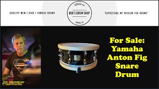 Video thumbnail for Yamaha Anton Fig Snare Drum by Drum City Bob
