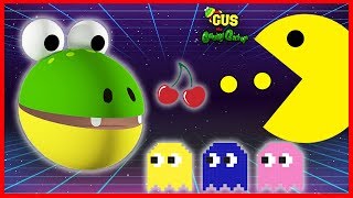 Let&#39;s Play Pac Man Vintage Game Giant Life Size Pac Man Gus the Gummy Gator