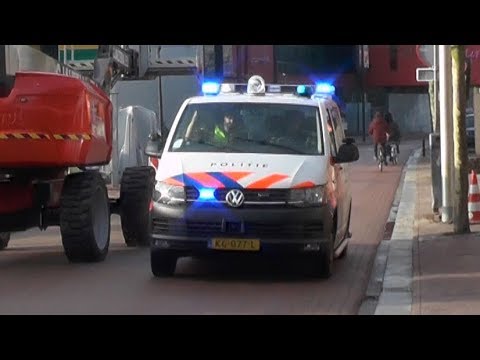 P1, Politie Noodhulp T6 naar onbekende melding in Leeuwarden