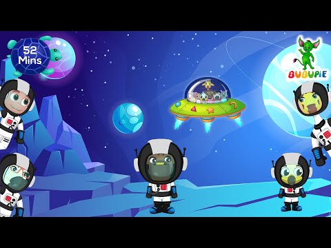 Planet Song & More Nursery Rhymes | Solar System Song | Bubupie