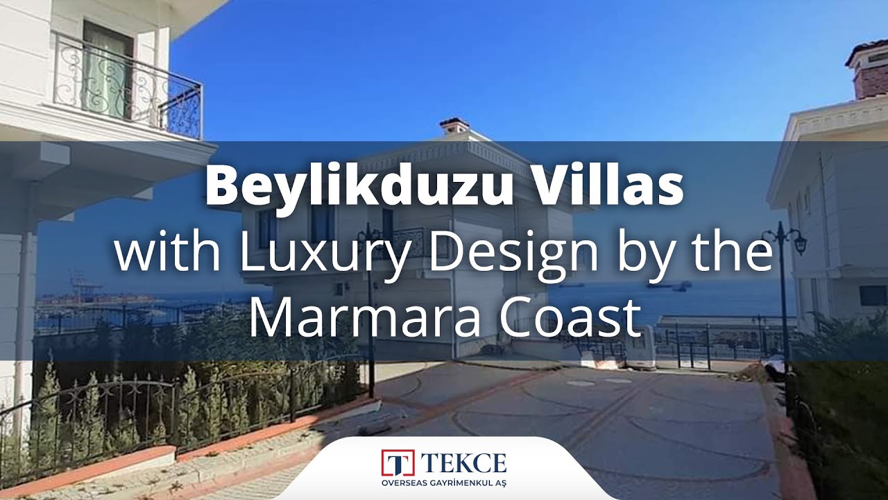 Beylikduzu Villas with Luxury Design by the Marmara Coast