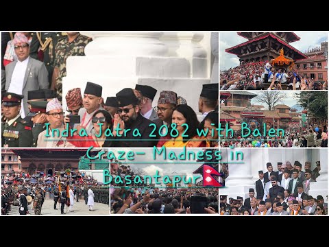 🔥 Balen Craze Takes Over Kumari Indra Jatra 2082! | Basantapur Madness Caught on Cam 🎥🇳🇵 #💚🙏🏼