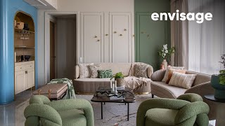 Download lagu The Coloublock House: A Modern Apartment in Gurugram by Envisage Architecture & Interior Design mp3