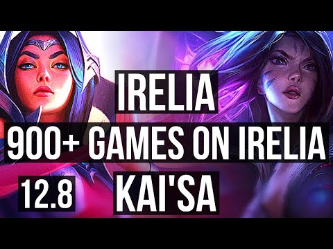 IRELIA vs KAI'SA (MID) | 2.5M mastery, 7 solo kills, 900+ games, Dominating | EUW Diamond | 12.8