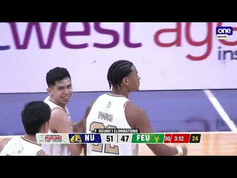 Mark Parks splashes one for  NU | UAAP Season 86 Men's Basketball
