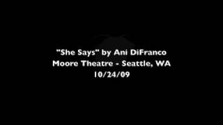 ani difranco - she says