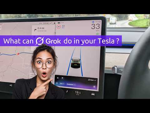 Примеры использования Grok в вашем автомобиле Tesla (Великобритания 🇬🇧)