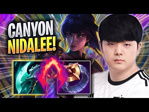 CANYON DOMINATING WITH NIDALEE! - DK Canyon Plays Nidalee JUNGLE vs Kha'zix! | Season 2023